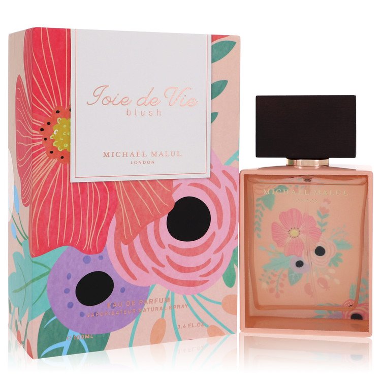 Joie De Vie Blush by Michael Malul Eau De Parfum Spray 3.4 oz for Women - GreatEagleInc