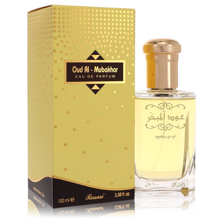 Rasasi Oud Al Mubakhar by Rasasi Eau De Parfum Spray (Unisex) 3.3 oz for Women Default Title