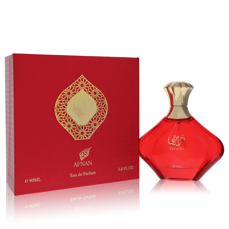 Afnan Turathi Red by Afnan Eau De Parfum Spray 3 oz for Women Default Title