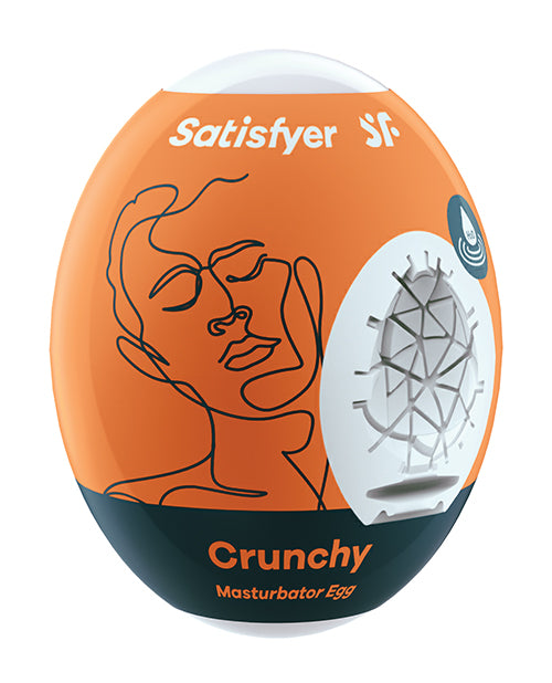 Satisfyer Masturbator Egg - Crunchy - GreatEagleInc