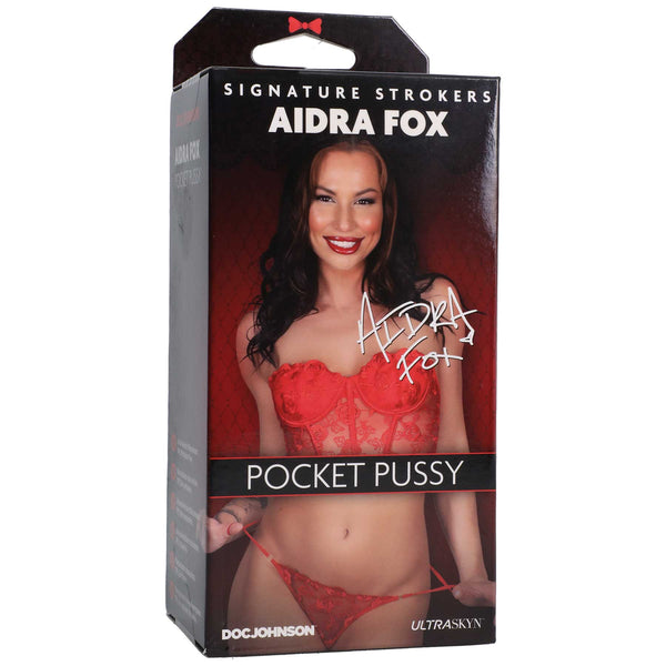 Signature Strokers - Aidra Fox - Ultraskyn Pocket  Pussy - Caramel - GreatEagleInc