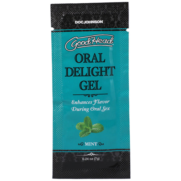 Goodhead - Oral Delight Gel - Mint - 0.24 Oz - GreatEagleInc