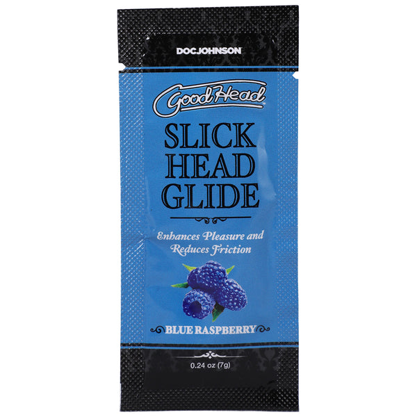 Goodhead - Slick Head Glide - Blue Raspberry - 0.24 Oz - GreatEagleInc