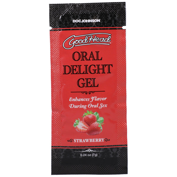 Goodhead - Oral Delight Gel - Strawberry - 0.24 Oz - GreatEagleInc