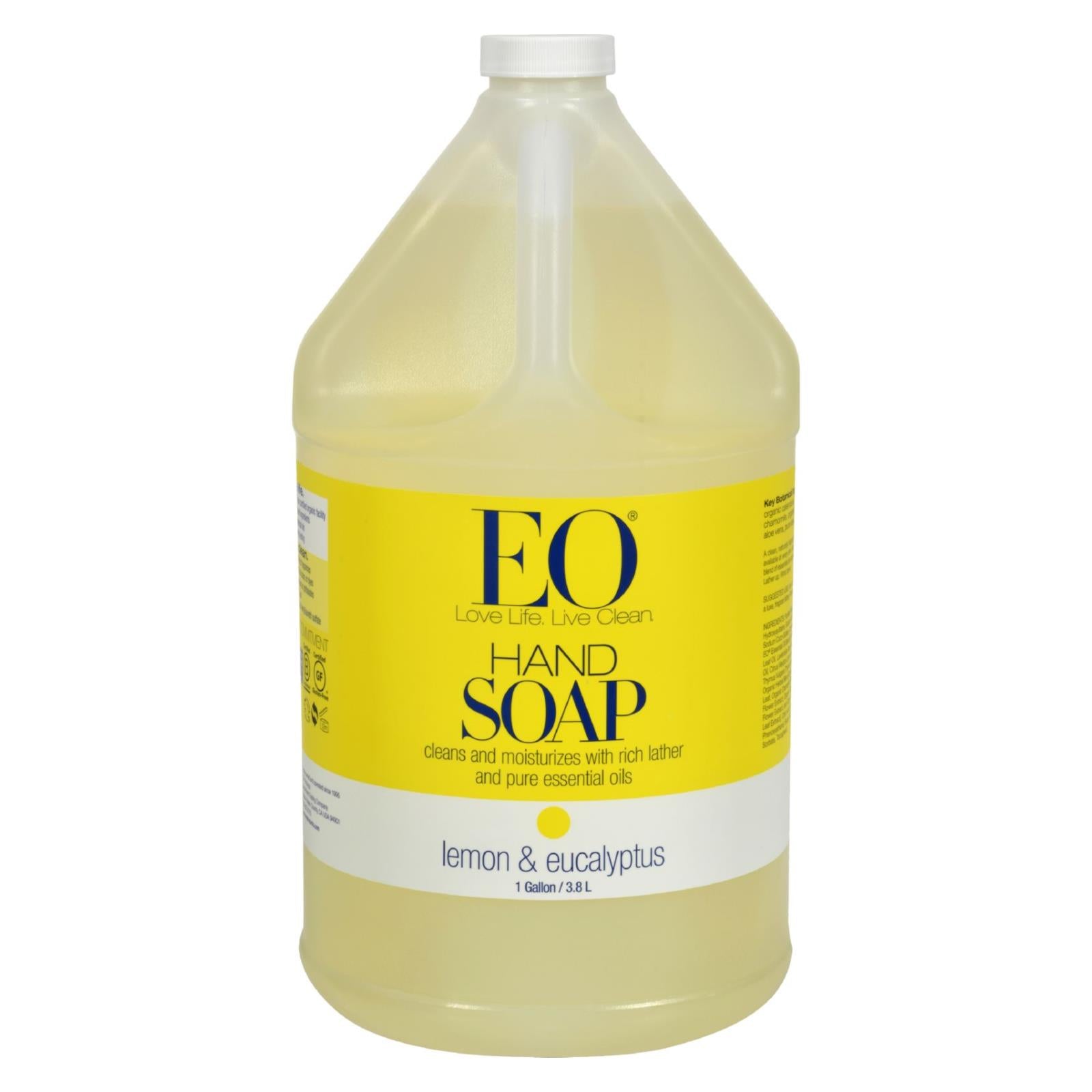 Eo Products - Liquid Hand Soap Lemon And Eucalyptus - 1 Gallon - GreatEagleInc