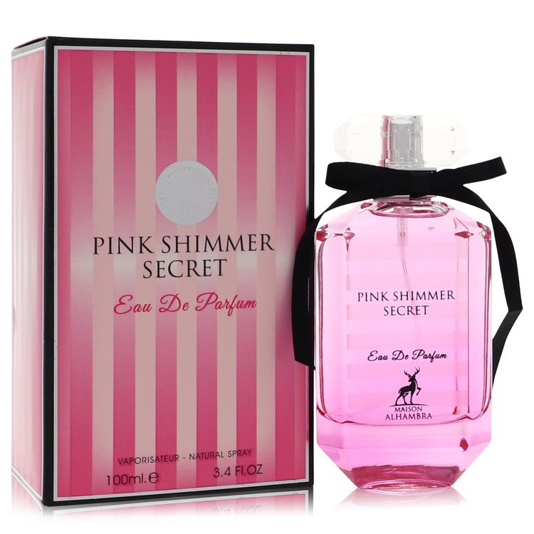 Pink Shimmer Secret by Maison Alhambra Eau De Parfum Spray 3.4 oz for Women Default Title