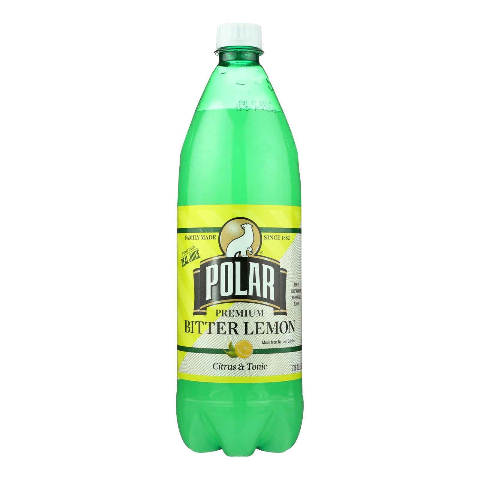 Polar Beverages Bitter Lemon - Case Of 12 - 33.8 Fz - Home & Garden