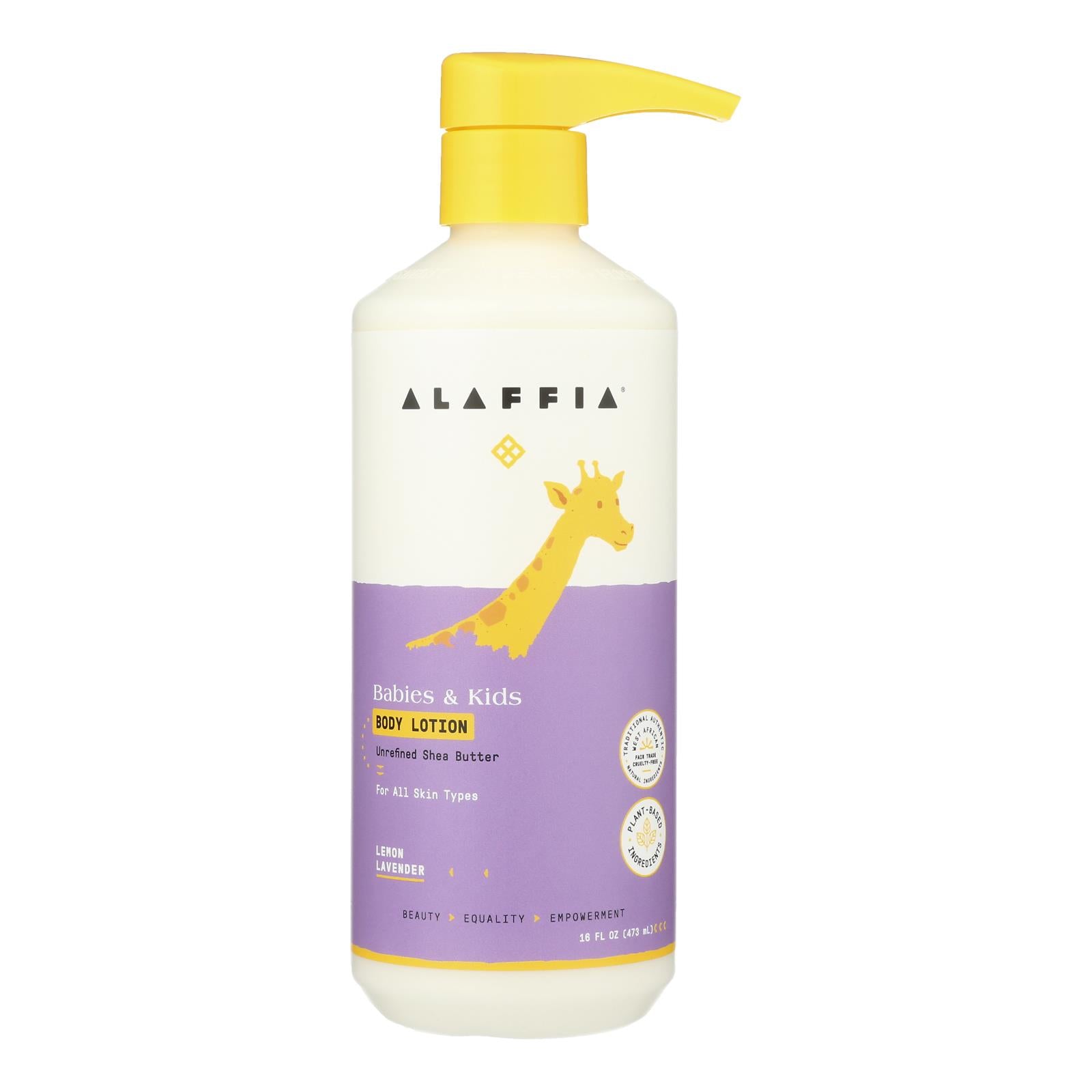Alaffia - Kids Lotion Lemon & Lavender - 1 Each -16 Fz - GreatEagleInc