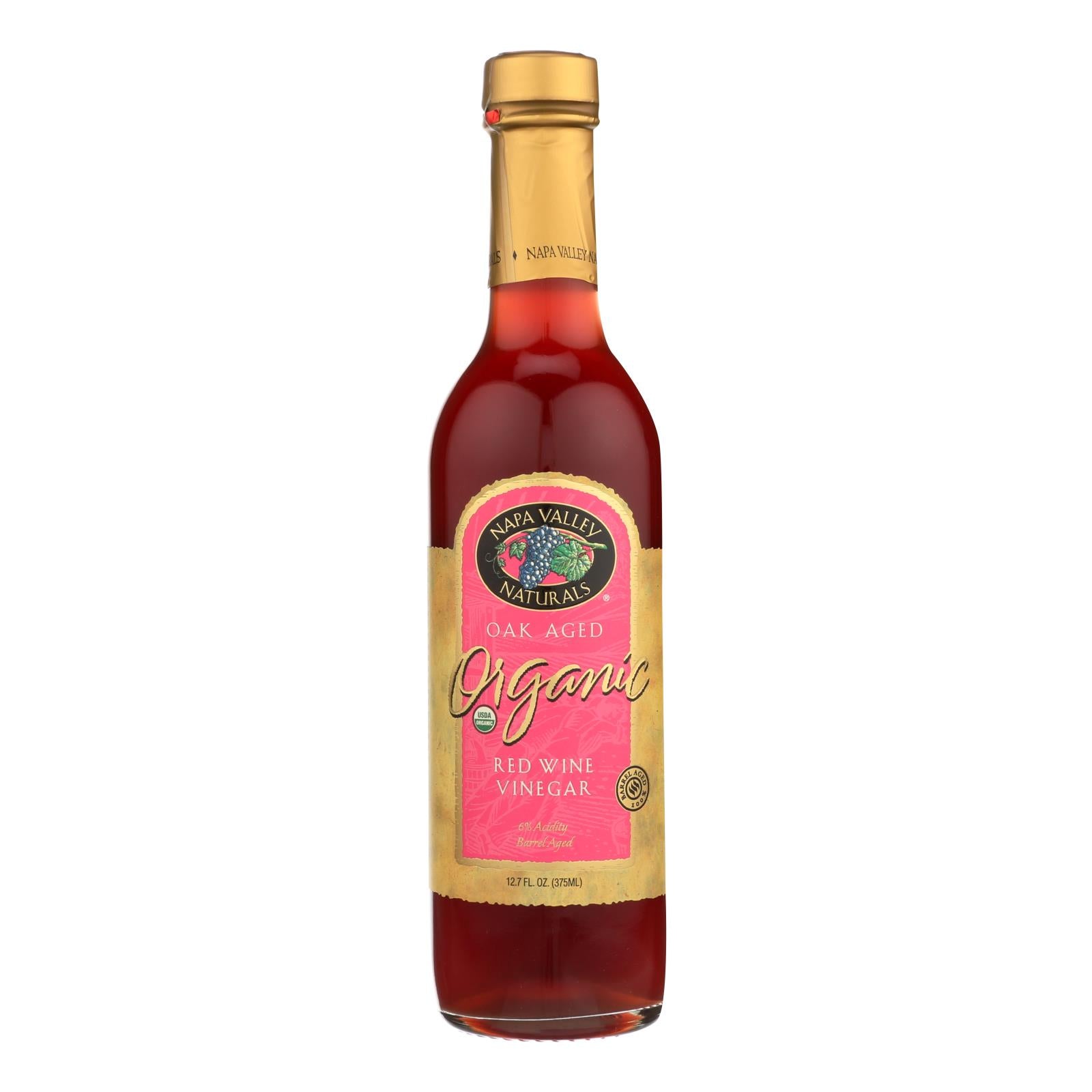 Napa Valley Naturals Organic Red Wine - Vinegar - Case Of 12 - 12.7 Fl Oz. - GreatEagleInc