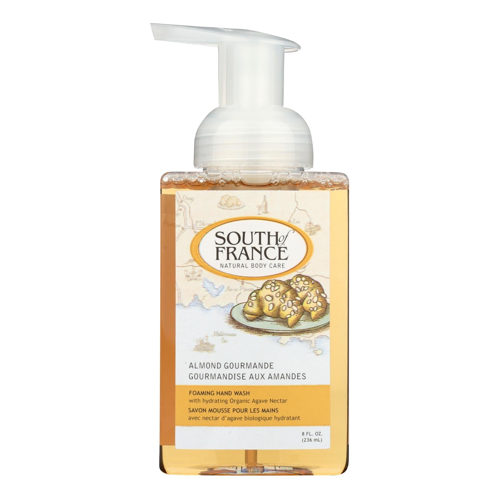 South Of France Hand Soap - Foaming - Almond Gourmande - 8 Oz - 1 Each - GreatEagleInc