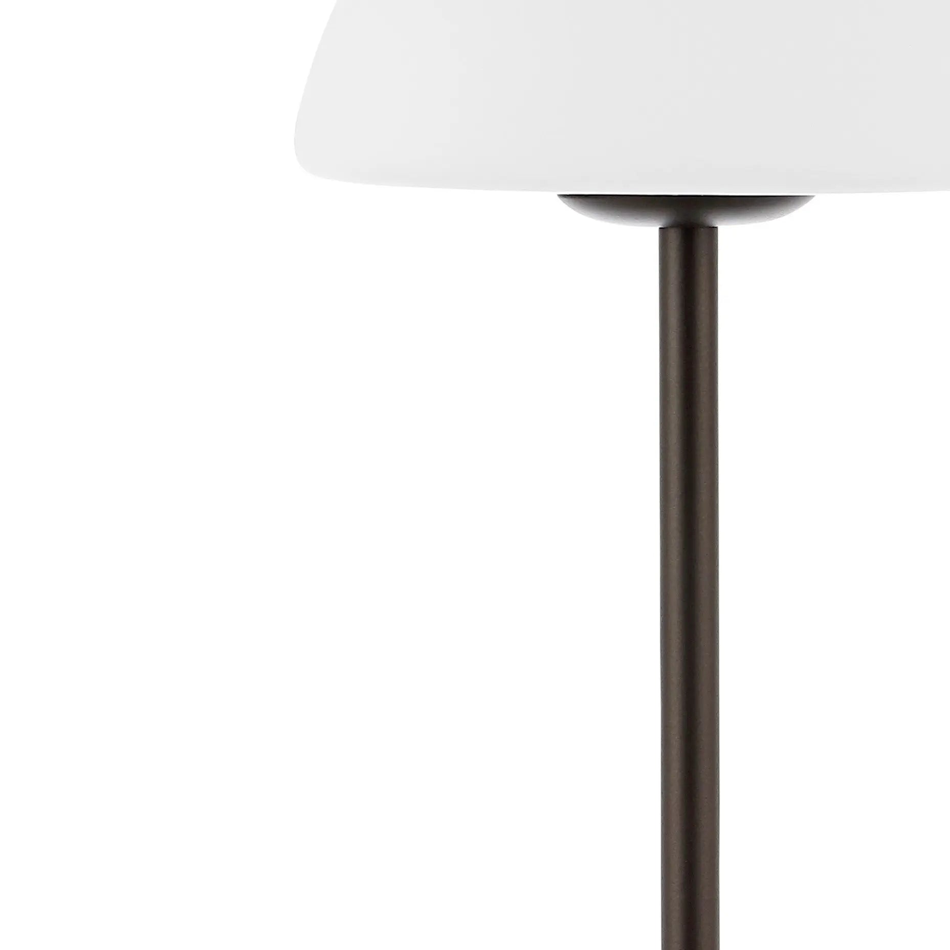 13" Antiqued Bronze USB Table Lamp With Dome Shade Homeroots Lighting