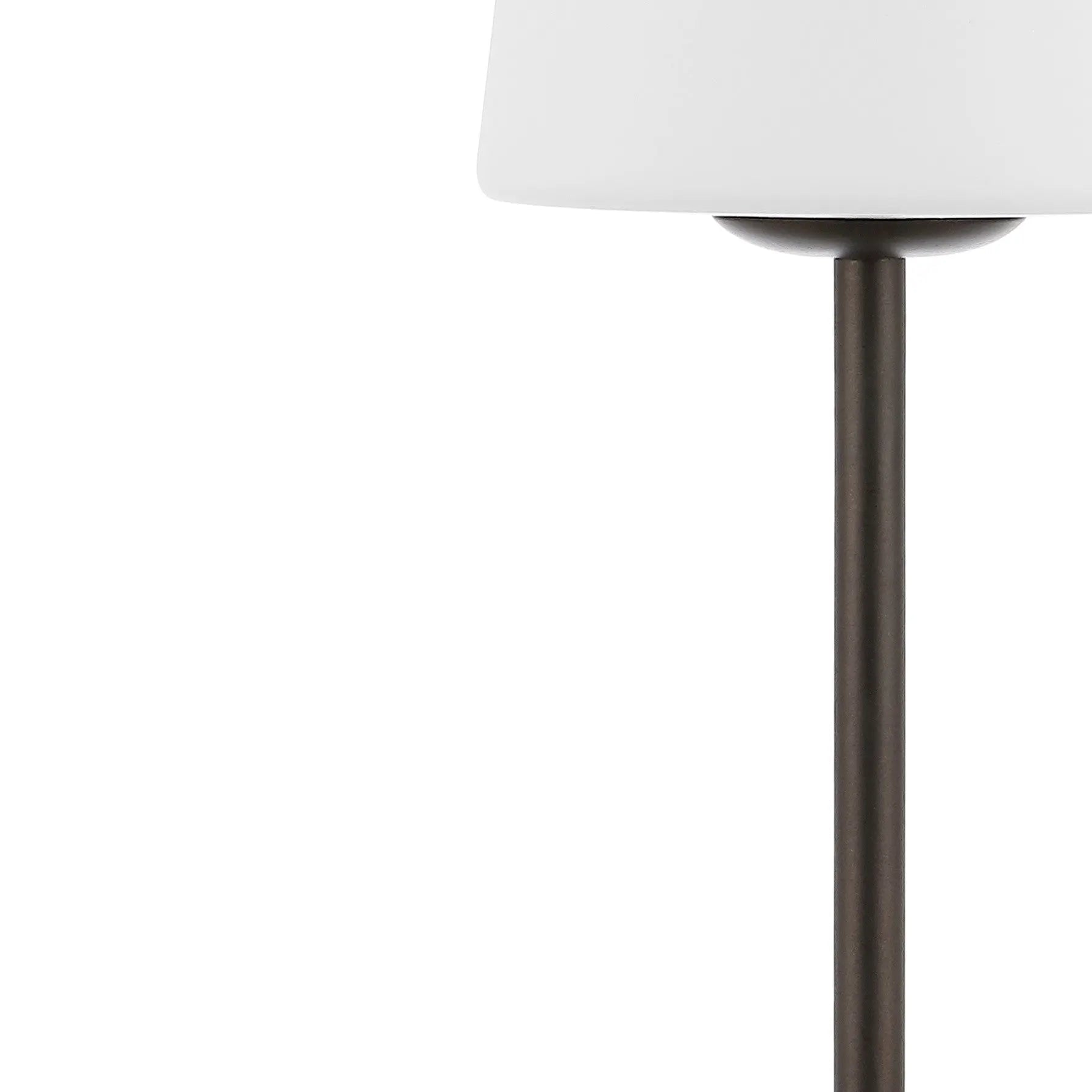 13" Antiqued Bronze USB Table Lamp With Empire Shade Homeroots Lighting