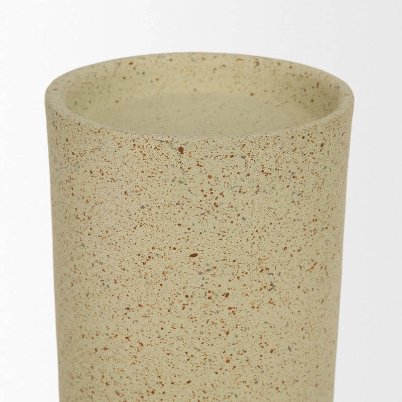 13" Beige Metal Tabletop Votive Candle Holder Homeroots Home Decor