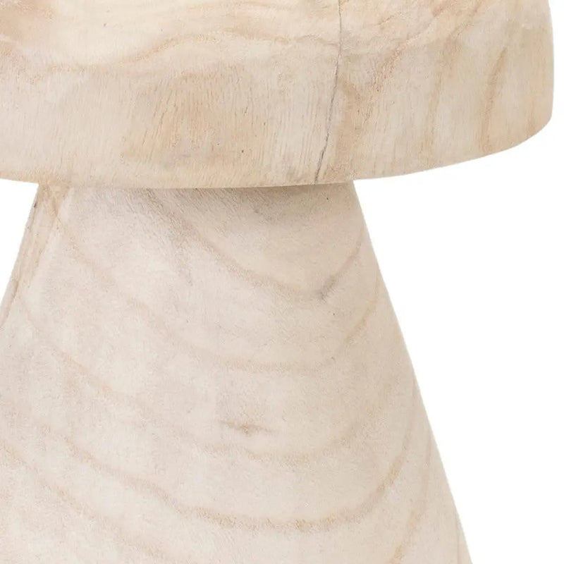 13" Beige Solid and Manufactured Wood Floral Bouquet Garden Accents Accessories Homeroots Outdoor