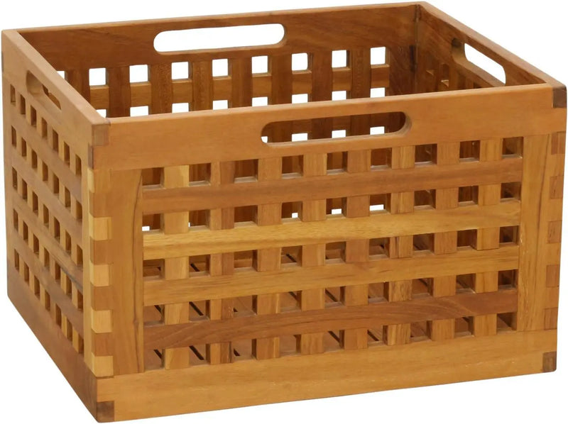 13" Brown Solid Wood Bathroom Storage Furniture Set Homeroots Organization
