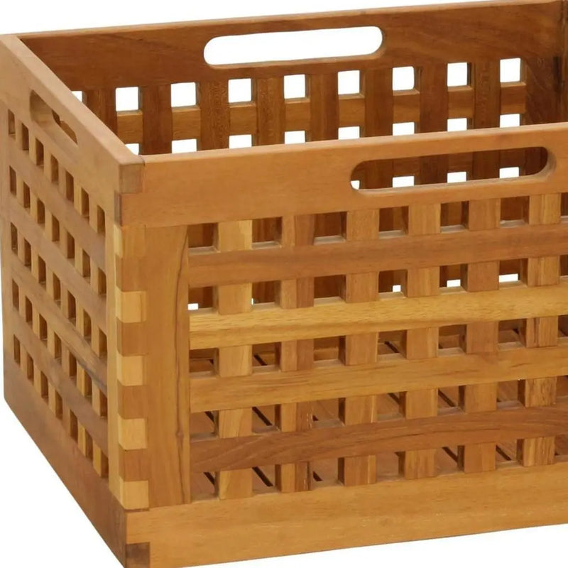 13" Brown Solid Wood Bathroom Storage Furniture Set Homeroots Organization