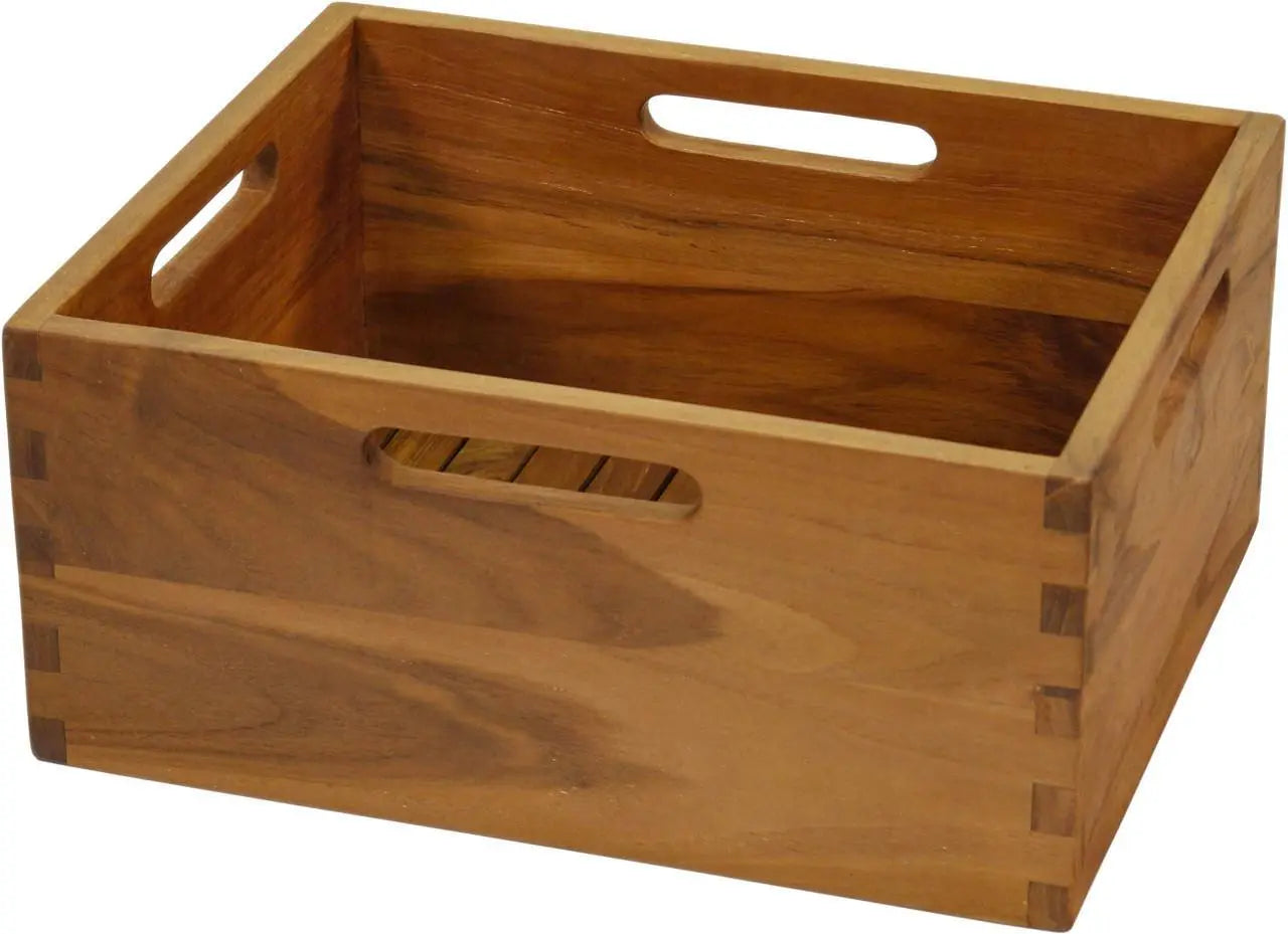 13" Brown Solid Wood Bathroom Storage Furniture Set Homeroots Organization