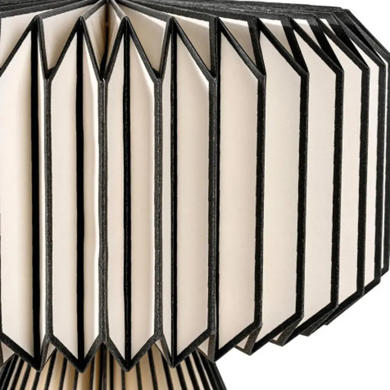 13" Clear Geometric Table Lamp With Cylinder Shade Homeroots Lighting