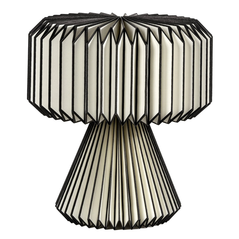 13" Clear Geometric Table Lamp With Cylinder Shade Homeroots Lighting