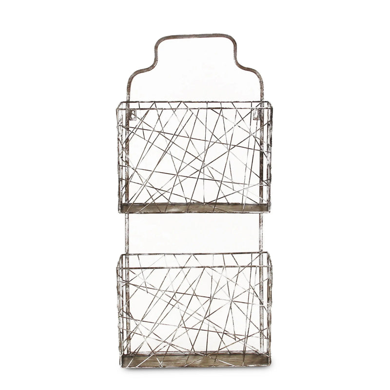 13" Silver Multi-Tier Metal Additional Accessory Homeroots Office