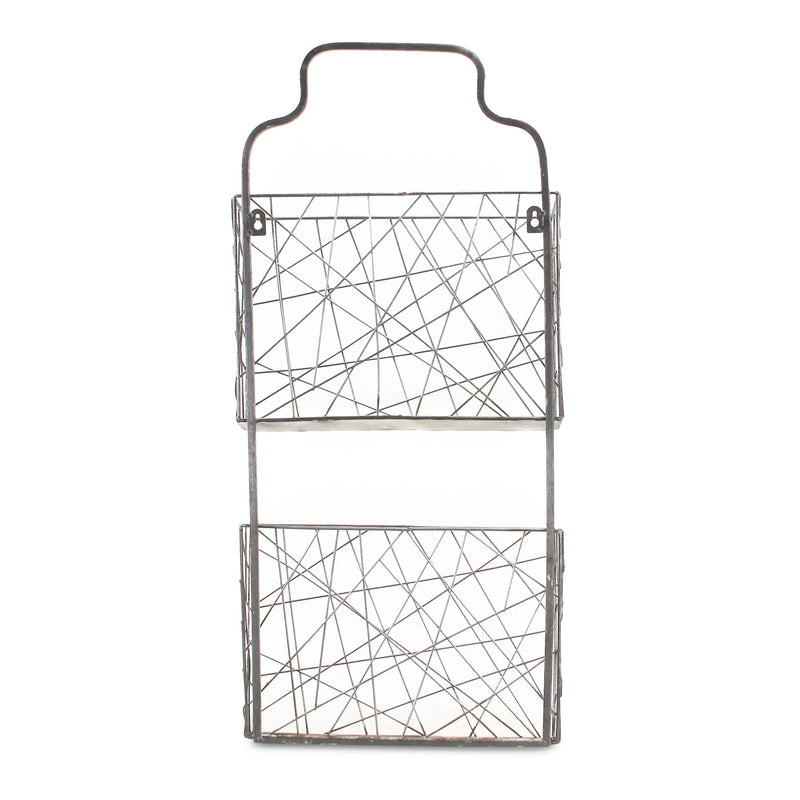 13" Silver Multi-Tier Metal Additional Accessory Homeroots Office