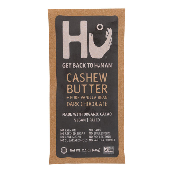 Hu - Dark Chocolate Bar Cashew Butter Vanilla - Case Of 12-2.1 Oz - GreatEagleInc