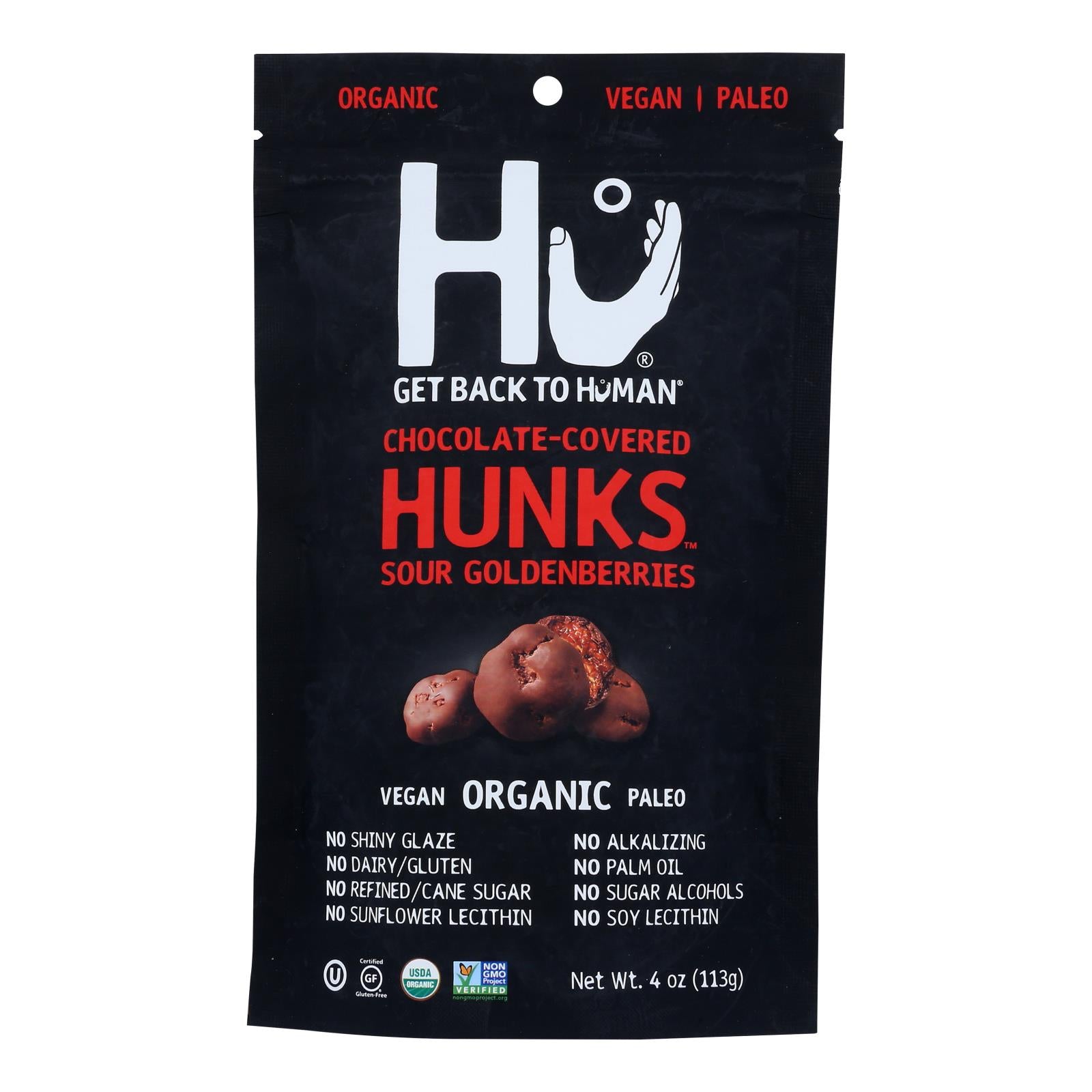 Hu - Hunks Organic Choccvd Gldnbry - Case Of 6-4 Oz - GreatEagleInc