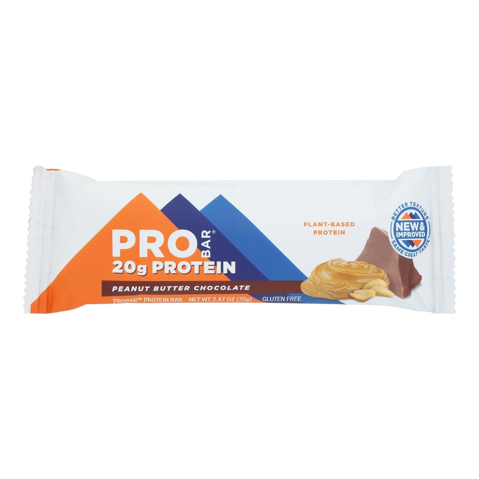 Probar Peanut Butter Chocolate Core Bar - Case Of 12 - 2.46 Oz - GreatEagleInc