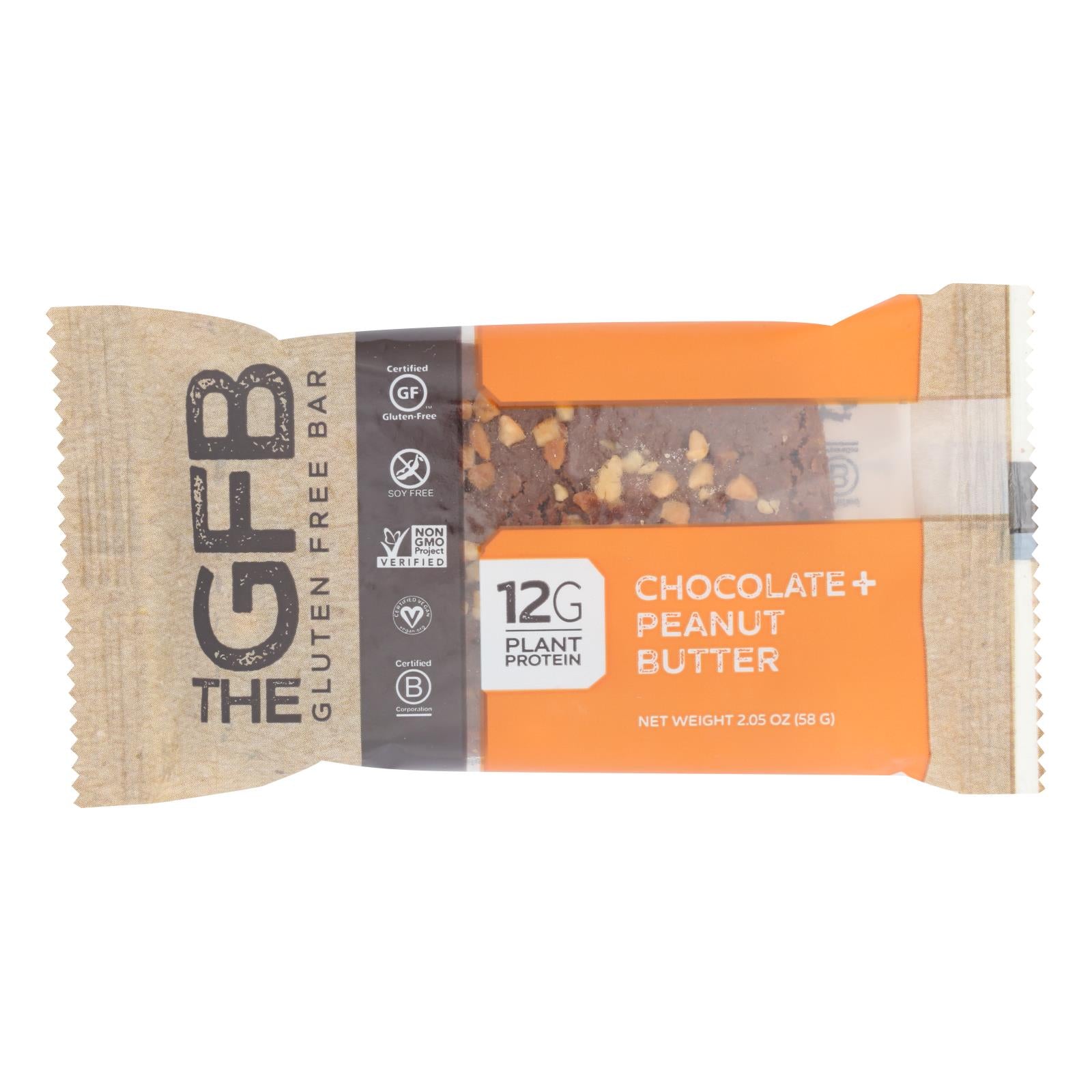 The Gluten Freeb Bar - Chocolate Peanut Butter - Gluten Free - Case Of 12 - 2.05 Oz - Eco-Friendly Home & Grocery