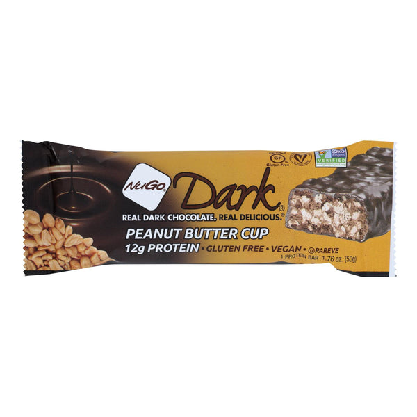 Nugo Nutrition Bar - Dark - Peanut Butter Cup - 1.76 Oz - Case Of 12 - GreatEagleInc