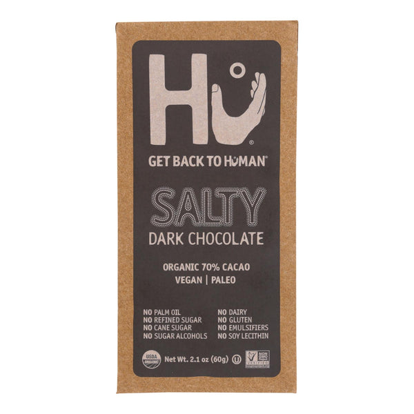 Hu - Dark Chocolate Bar Salty - Case Of 12-2.1 Oz - GreatEagleInc