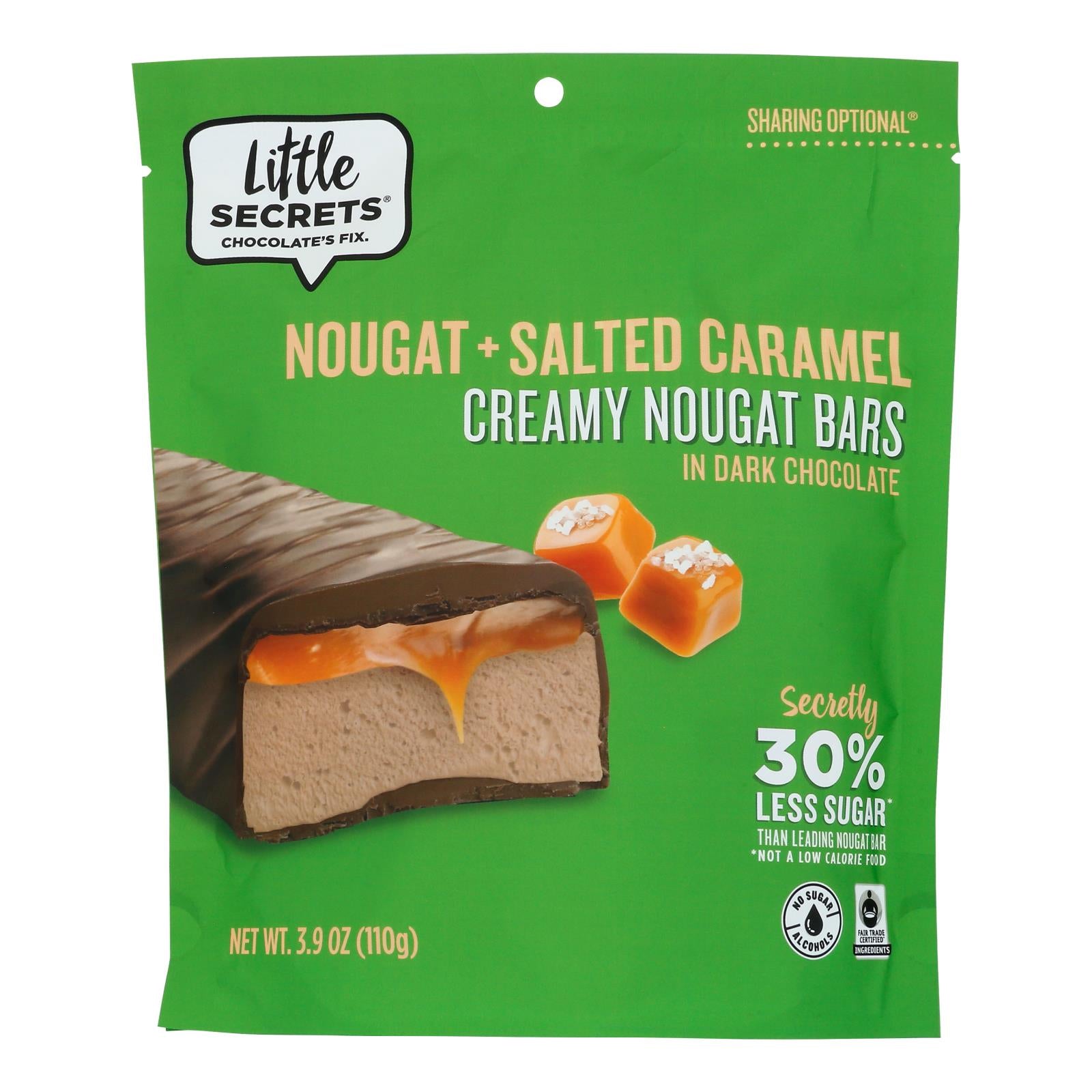 Little Secrets - Nougat Bar Salted Caramel - Case Of 6-3.9 Oz - GreatEagleInc