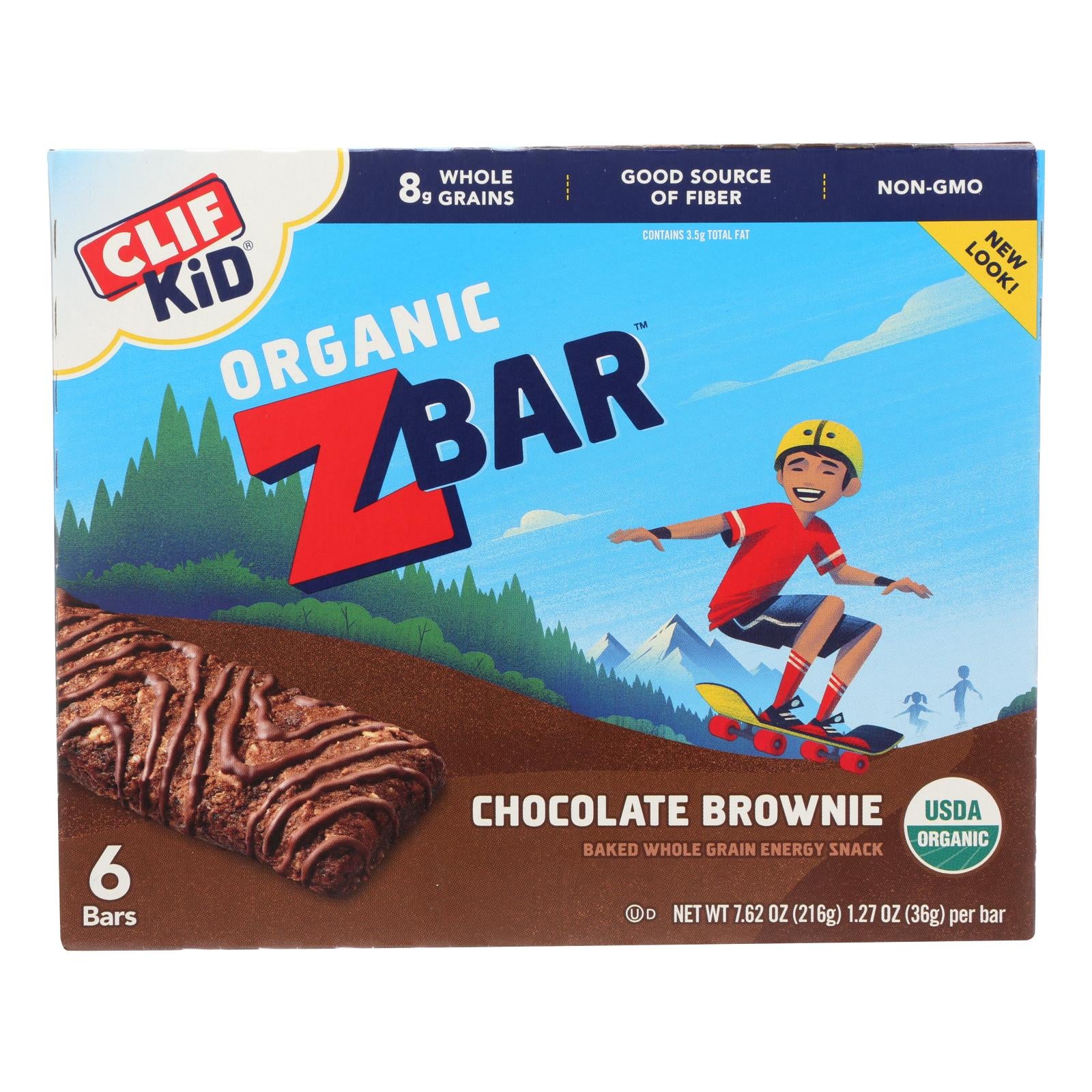 Clif Kid Zbar - Chocolate Brownie - Case Of 9 - 7.62 Oz - GreatEagleInc