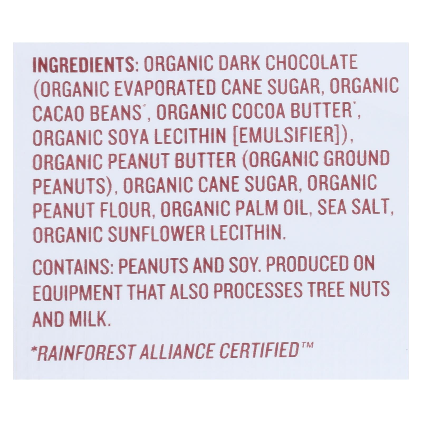 Justin's Nut Butter Organic Peanut Butter Cups - Dark Chocolate - Case Of 12 - 1.4 Oz. - GreatEagleInc