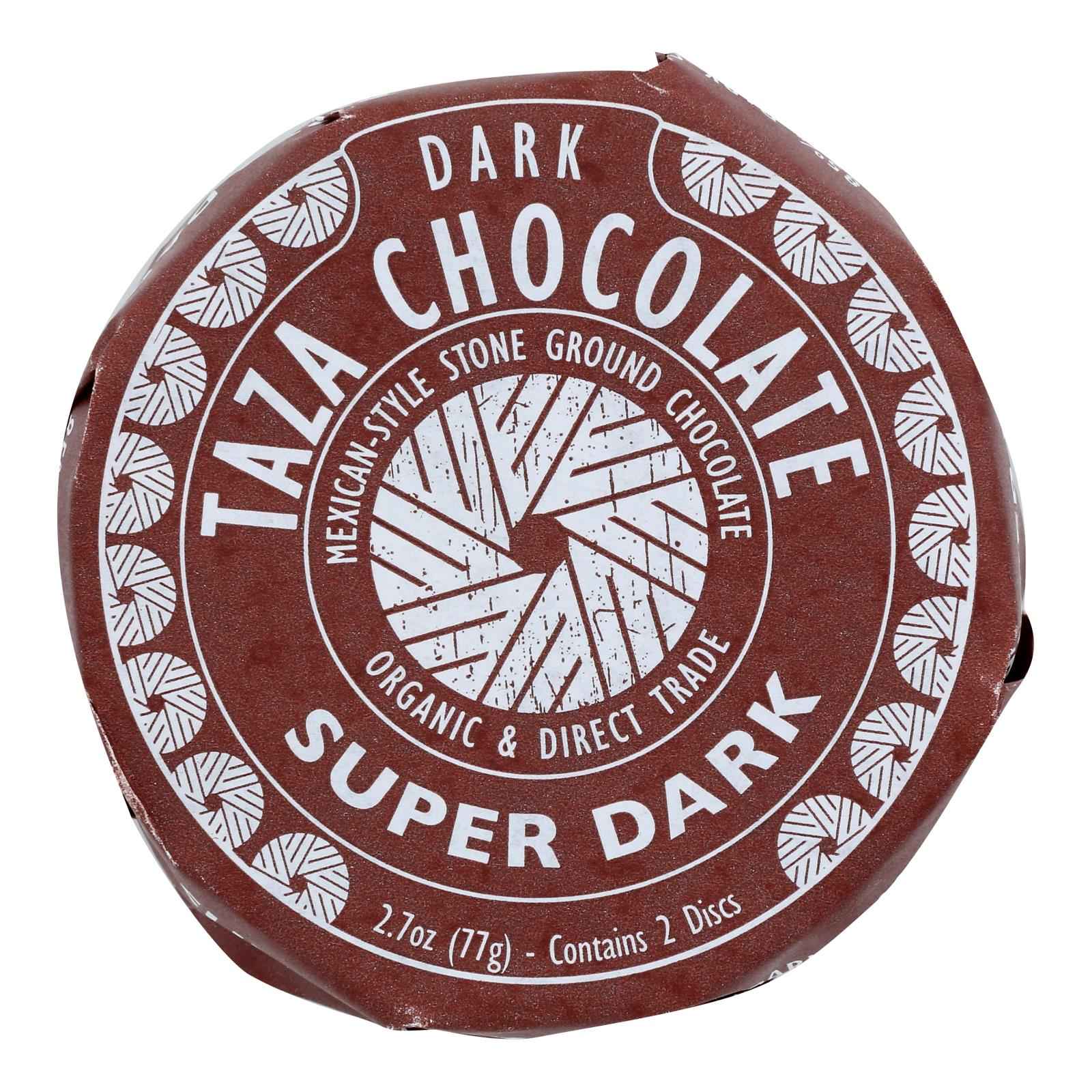 Taza Chocolate Organic Chocolate Mexicano Discs - Super Dark - Case Of 12 - 2.7 Oz. Default Title