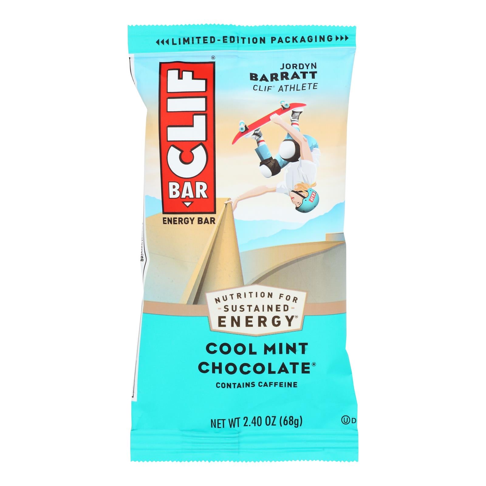 Clif Bar - Organic Cool Mint Chocolate - Case Of 12 - 2.4 Oz - GreatEagleInc
