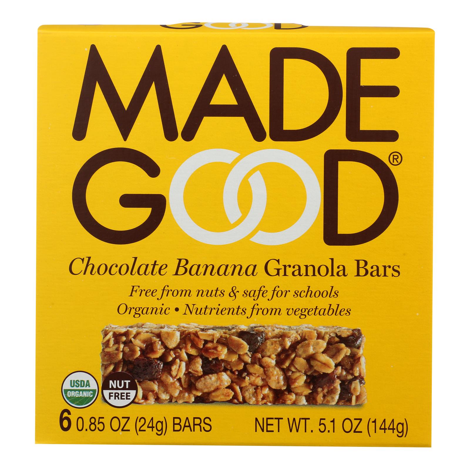 Made Good Granola Bar - Chocolate Banana - Case Of 6 - 5 Oz. - GreatEagleInc