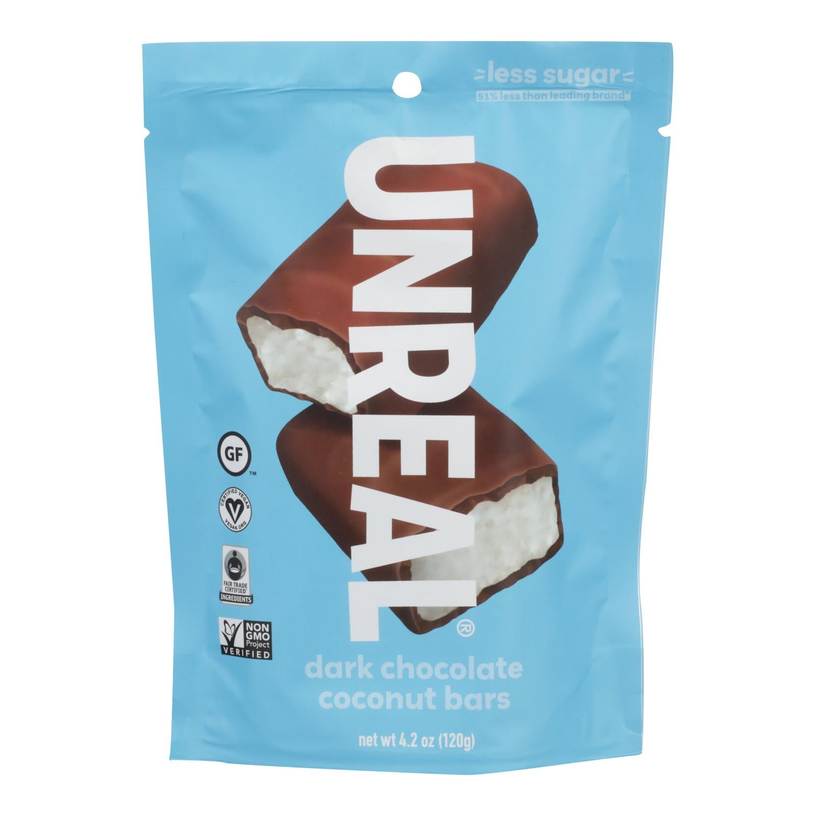 Unreal - Dark Chocolate Coconut - Case Of 6 - 4.2 Oz - GreatEagleInc
