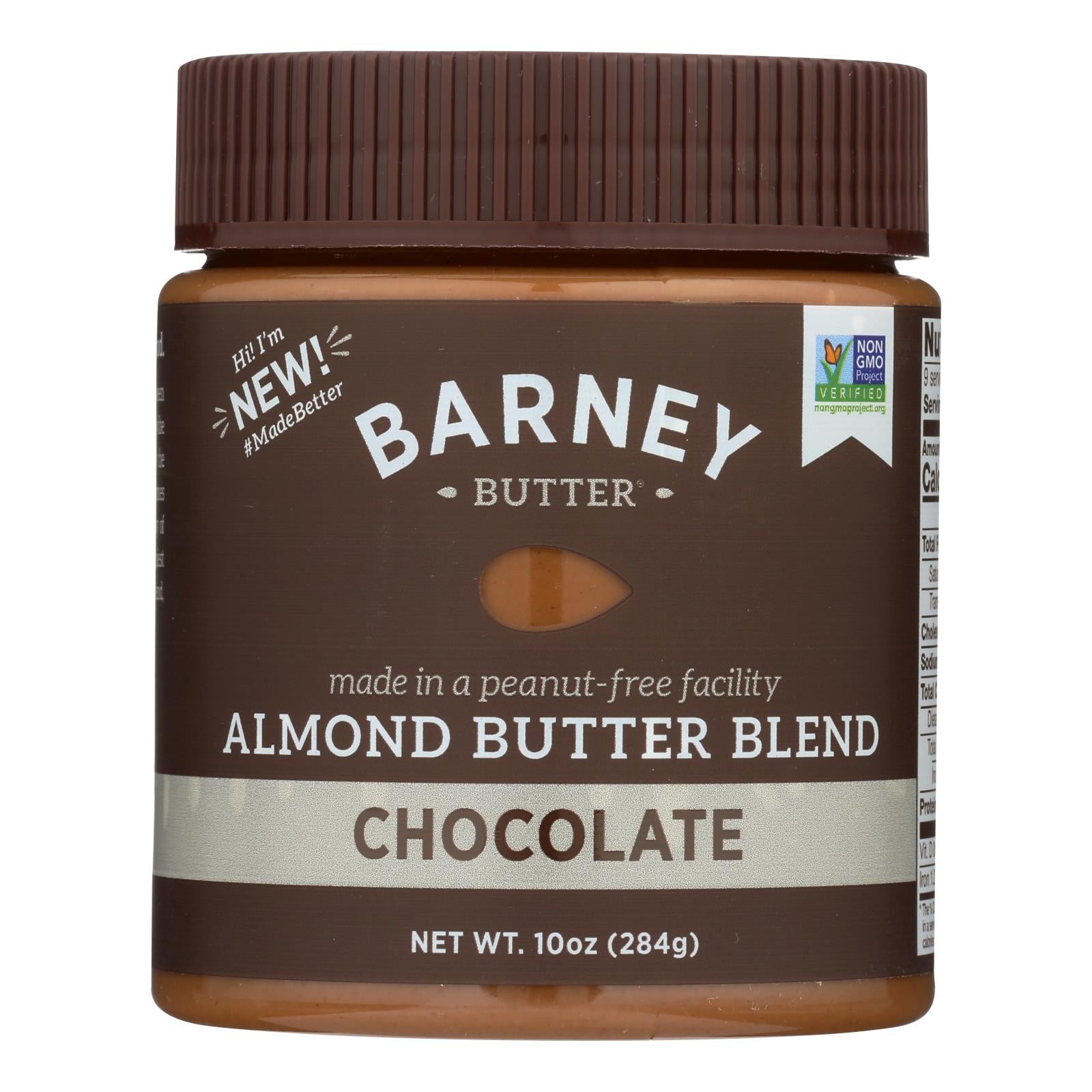 Barney Butter Chocolate Almond Butter Blend  - Case Of 6 - 10 Oz - GreatEagleInc