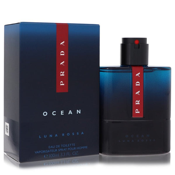 Prada Luna Rossa Ocean by Prada Eau De Toilette Spray 3.4 oz for Men - GreatEagleInc