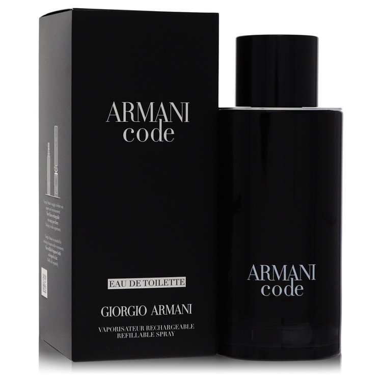 Armani Code by Giorgio Armani Eau De Toilette Spray Refillable 4.2 oz for Men Default Title