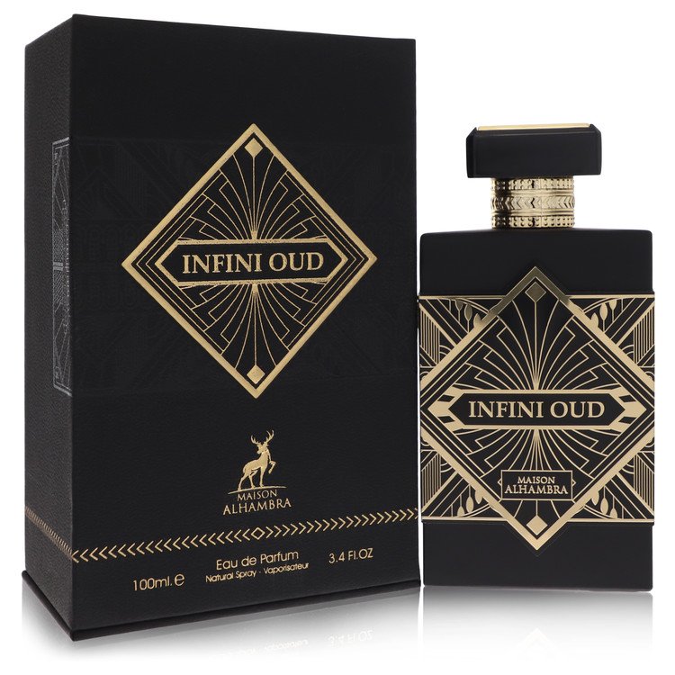 Maison Alhambra Infini Oud by Maison Alhambra Eau De Parfum Spray (Unisex) 3.4 oz for Men Default Title