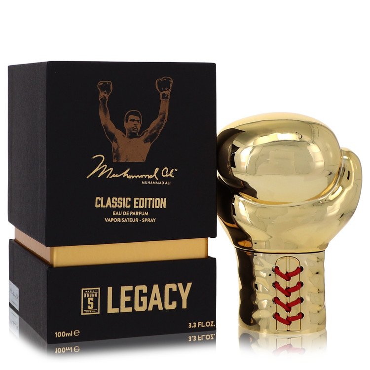 Muhammad Ali Legacy Round 5 by Muhammad Ali Eau De Parfum Spray (Classic Edition) 3.3 oz for Men Default Title