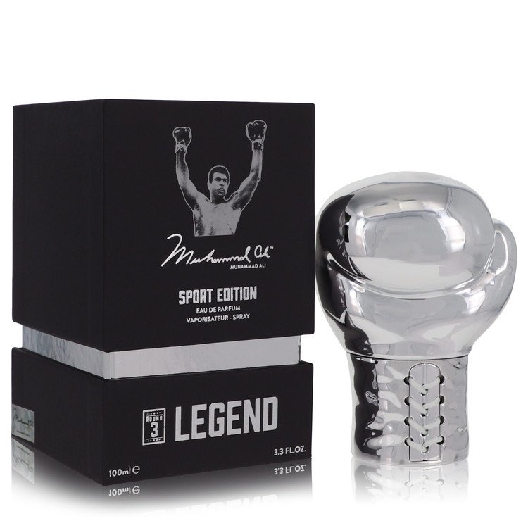 Muhammad Ali Legend Round 3 by Muhammad Ali Eau De Parfum Spray (Sport Edition) 3.3 oz for Men Default Title