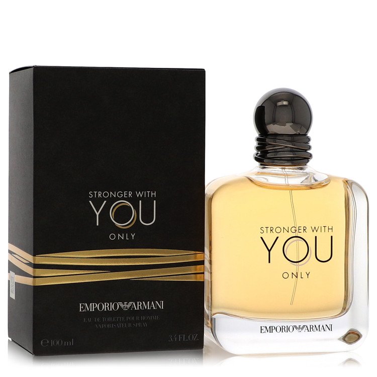 Stronger With You Only by Giorgio Armani Eau De Toilette Spray 3.4 oz for Men Default Title