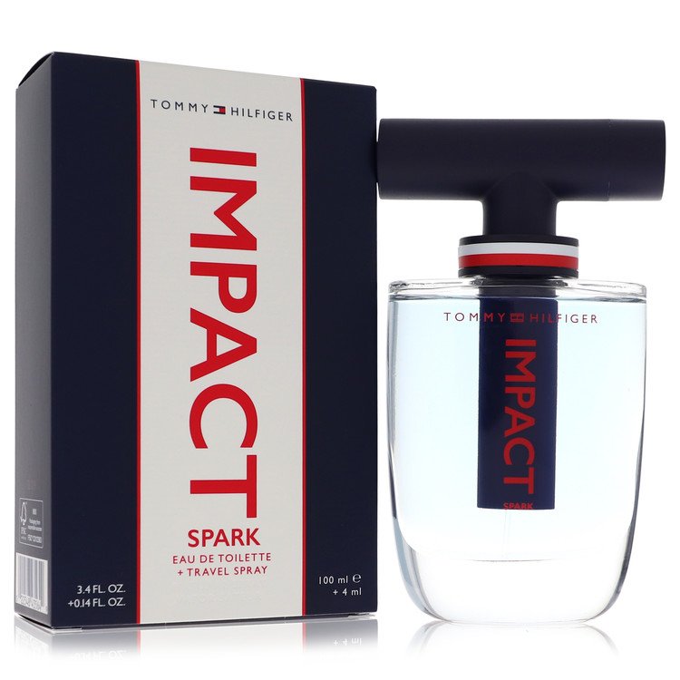 Tommy Hilfiger Impact Spark by Tommy Hilfiger Eau De Toilette Spray -- 3.4 oz Eau De Toilette + .14 oz Travel EDT Spray for Men Default Title