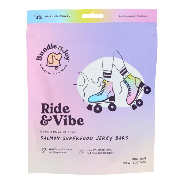 Bundle X Joy - Dog Treat Jerky Bar Salmon - Case Of 6-5 Ounces - GreatEagleInc