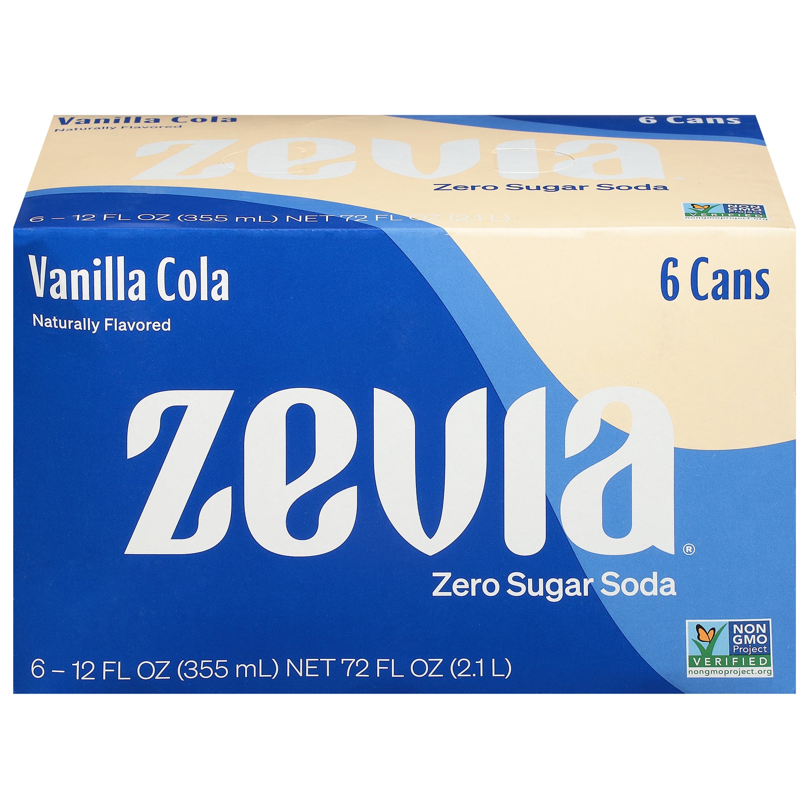 Zevia - Soda Vanilla Cola - Case Of 4-6/12 Fluid Ounces - GreatEagleInc
