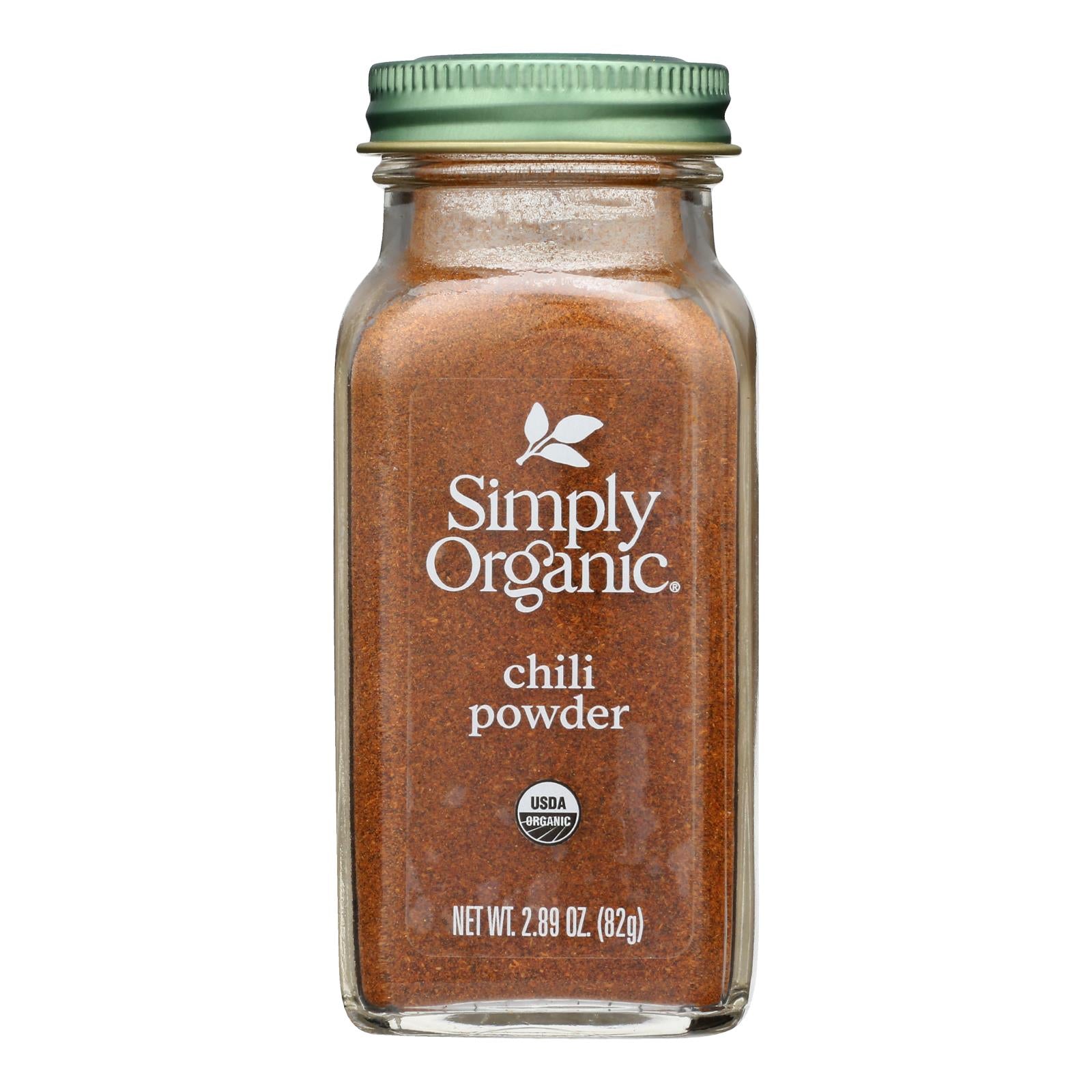 Simply Organic - Chili Powder Organic - Case Of 6 - 2.89 Ounces - Home & Garden