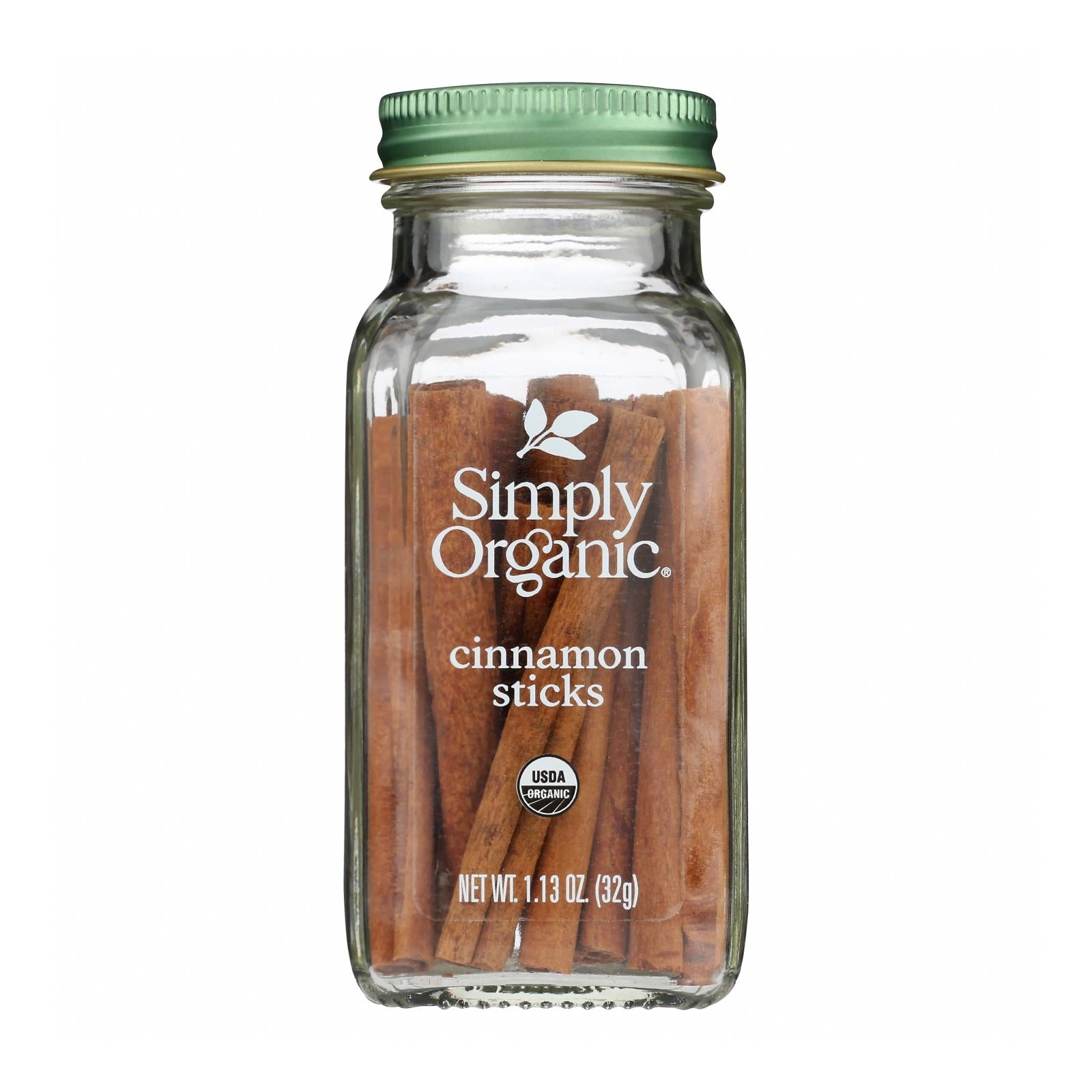 Simply Organic - Cinnamon Sticks Organic Whole - Case Of 6 - 1.13 Ounces - GreatEagleInc